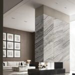 Arctic Storm Marble Veneer application