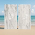 Sea White Marble flexible stone veneer variations by Ryan Stone Creations