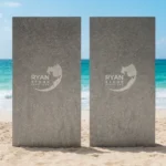Blackl Shimmer Marble flexible stone veneer variations by Ryan Stone Creations