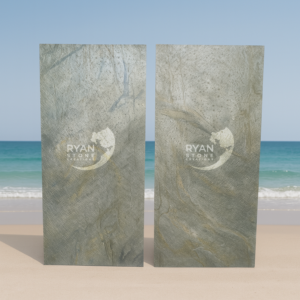 Gold Green Flexible Slate Stone Veneer
