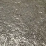 Metallic Silver Art Decor Veneer