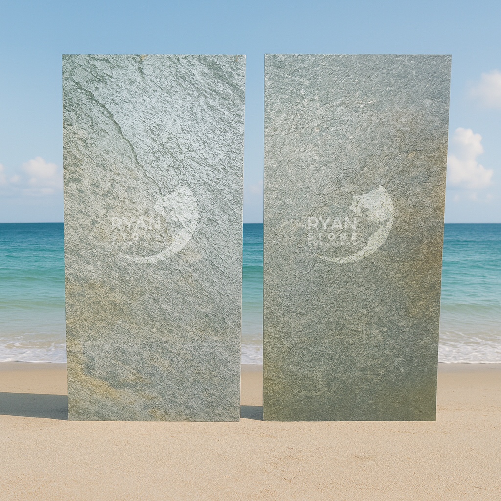 Silver Shine Gold Flexible Slate Stone Veneer Variation