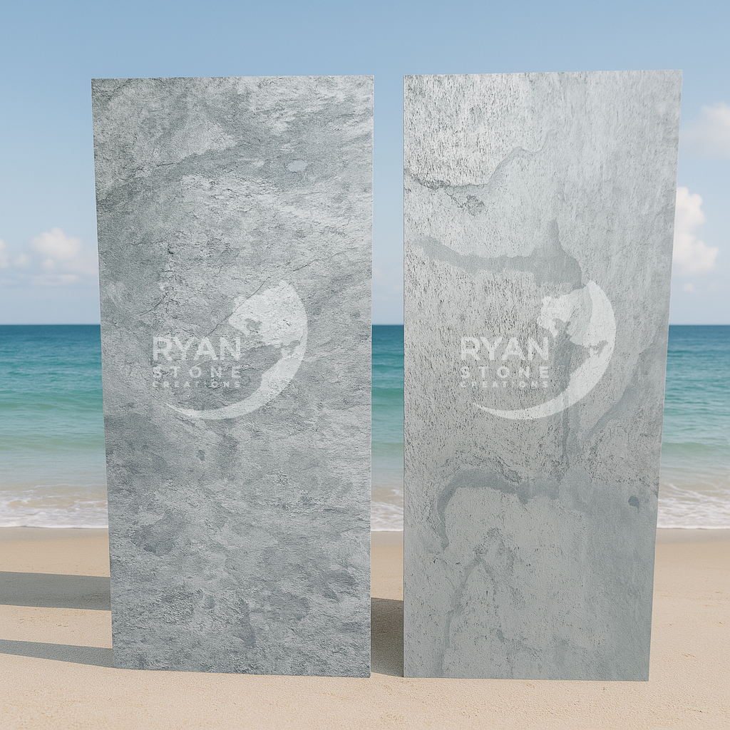 Silver Shine Flexible Slate Stone Veneer Variation