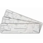 Arctic White Marble Veneer Peel and stick 3D wall panel by Ryan Stone Creations