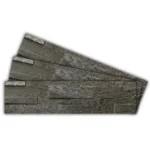Black Galaxy Slate Veneer Peel and stick 3D wall panel by Ryan Stone Creations