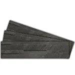 Ocean Black Slate Veneer Peel and stick 3D wall panel