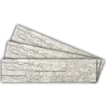 River White Marble Veneer Peel and stick 3D wall panel by Ryan Stone Creations