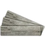 Silver Grey Slate Veneer Peel and stick 3D wall panel by Ryan Stone Creations