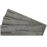 South Grey Slate Veneer Peel and stick 3D wall panel by Ryan Stone Creations