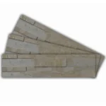 Tan brown slate Veneer Peel and stick 3D wall panel