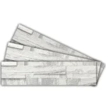 White Sea Marble Veneer Peel and stick 3D wall panel by Ryan Stone Creations