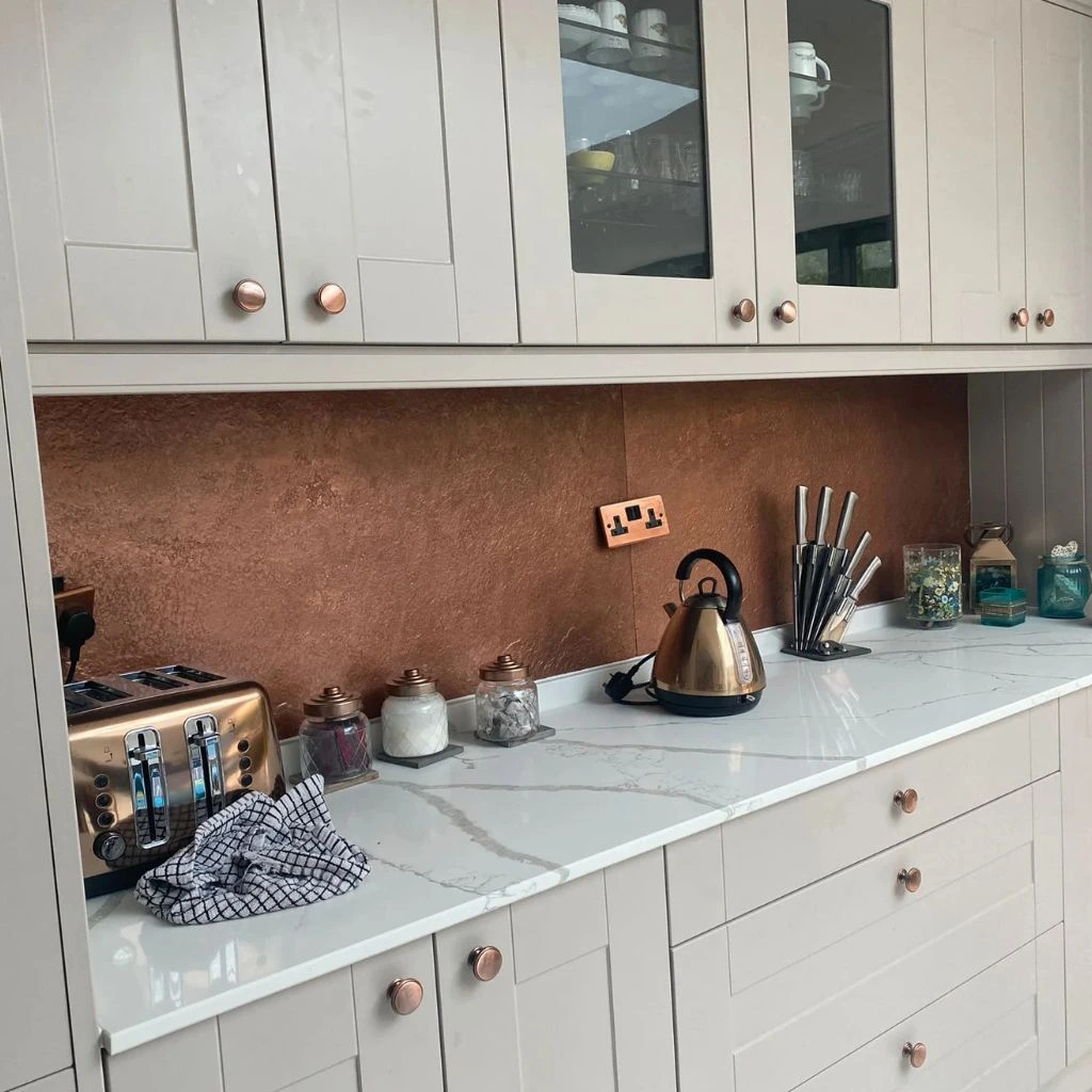 Metallic Copper Stone Veneer