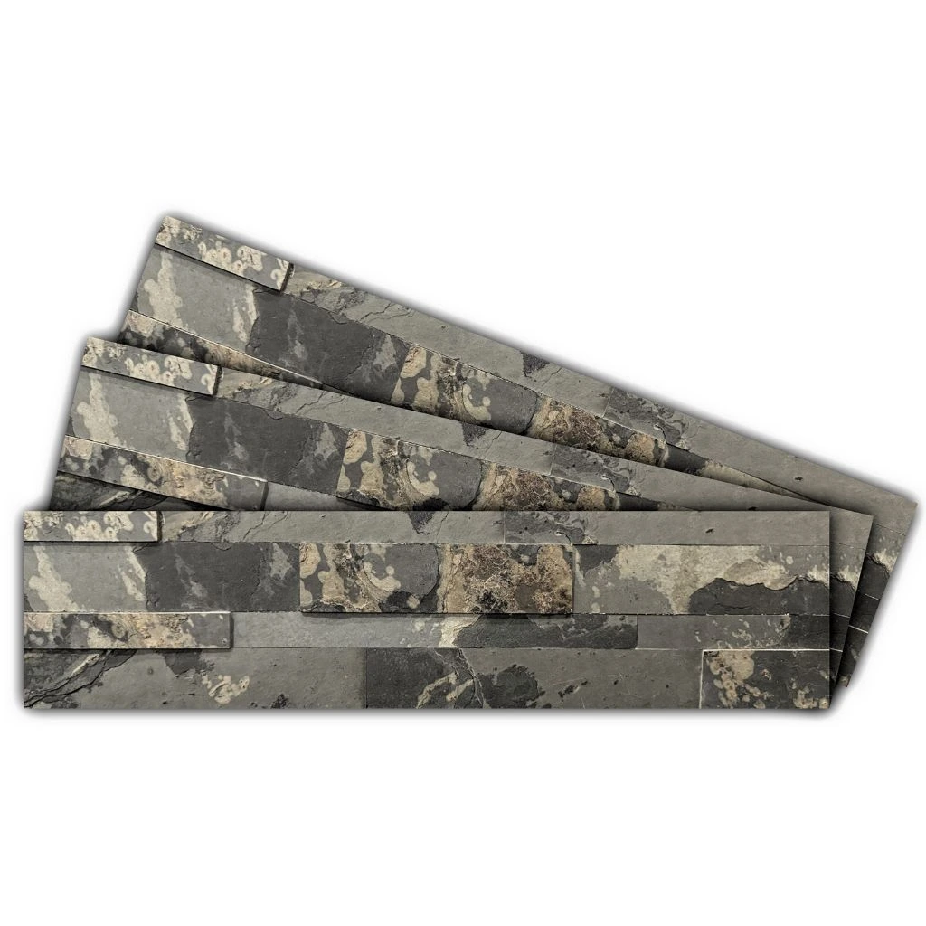 Autumn Rustic Slate Veneer Peel and stick 3D wall panel
