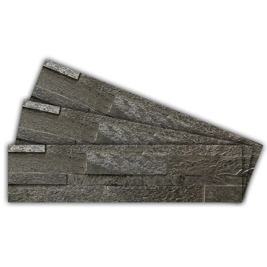 Black Galaxy Slate Veneer Peel and stick 3D wall panel by Ryan Stone Creations