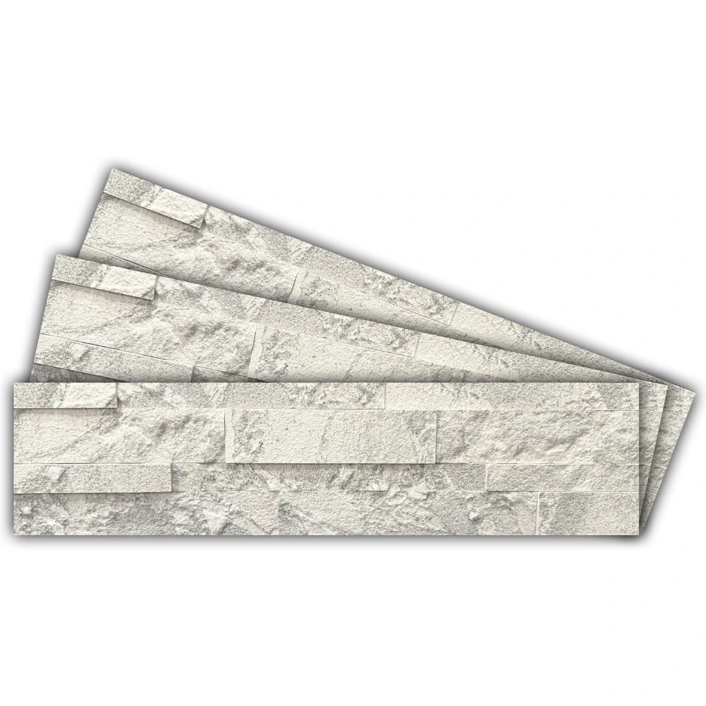 Cosmos White Marble Veneer Peel and stick 3D wall panel by Ryan Stone Creations