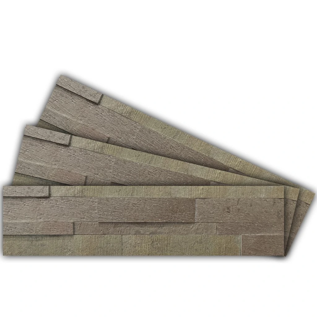 D Copper Slate Veneer Peel and stick 3D wall panel