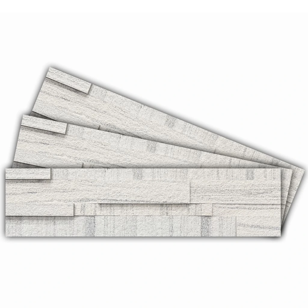 Fantasy White Marble Veneer Peel and stick 3D wall panel