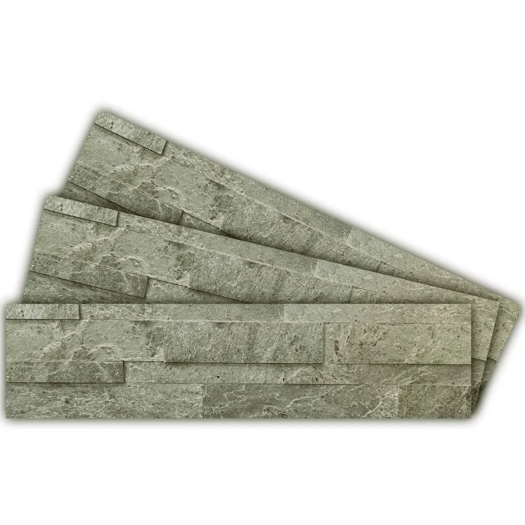 Ocean Green Slate Peel and stick 3D wall panel