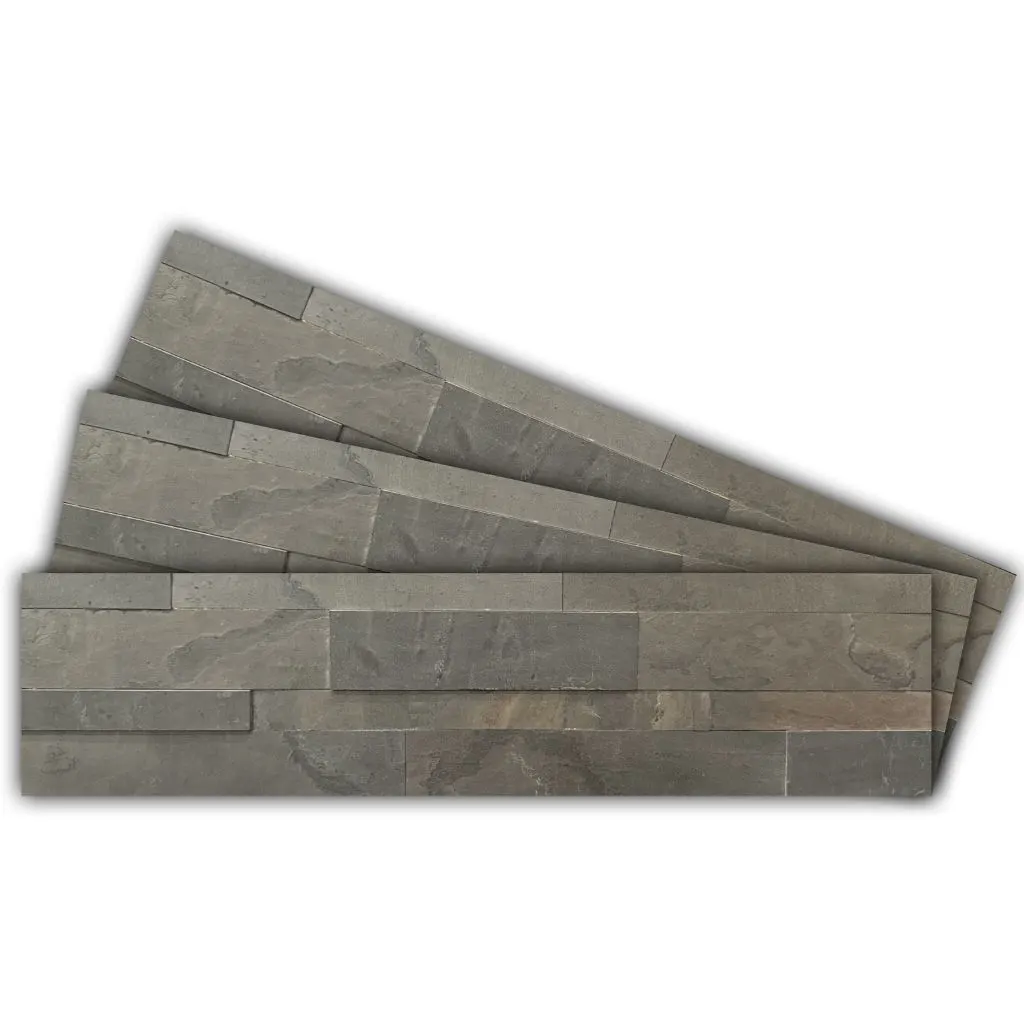 Multi Pink Slate Peel and stick 3D wall panel